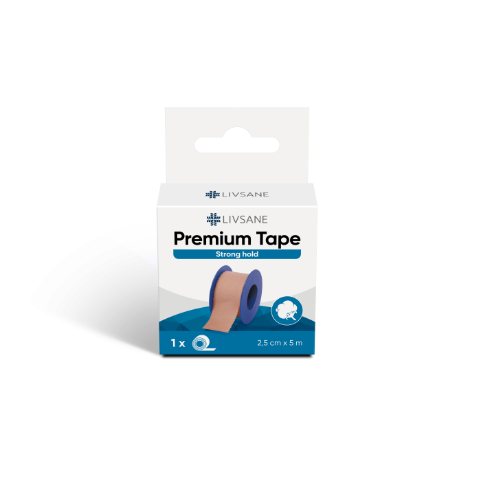 LIVSANE RULLPLAASTER PREMIUM 2,5CMX5M NAHAVÄRVI LÕIGATAV