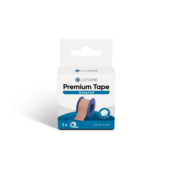 LIVSANE RULLPLAASTER PREMIUM 2,5CMX5M NAHAVÄRVI LÕIGATAV