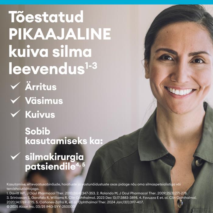 SYSTANE HYDRATION SILMATILGAD NIISUTAVAD SÄILITUSAINETA 10ML