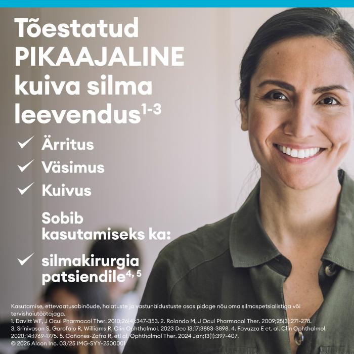 SYSTANE HYDRATION SILMATILGAD NIISUTAVAD SÄILITUSAINETA 10ML