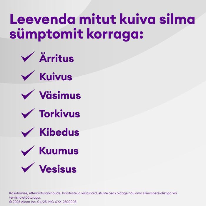 SYSTANE COMPLETE SILMATILGAD NIISUTAVAD SÄILITUSAINETA 10ML