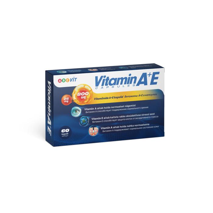 ABC VIT VITAMIIN A+E KAPSLID N60