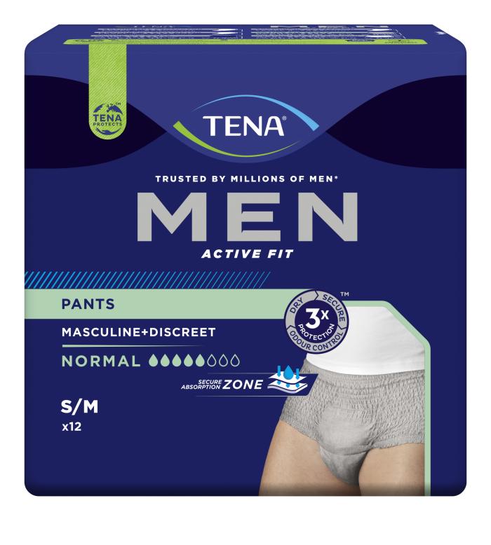 TENA MEN PANTS NORMAL IMAVAD PÜKSID S/M 850ML N12