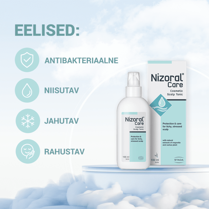 NIZORAL CARE COSMETIC SCALP TOONIK PEANAHALE 100ML