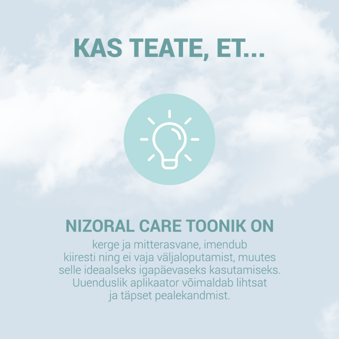 NIZORAL CARE COSMETIC SCALP TOONIK PEANAHALE 100ML