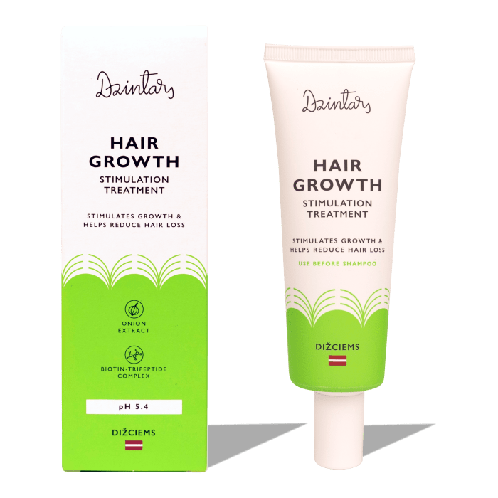 DZINTARS DIZCIEMS JUUKSESEERUM JUUKSEKASVU STIMULEERIV 75ML