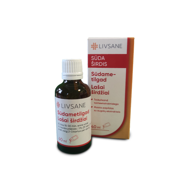LIVSANE SÜDAMETILGAD 40ML