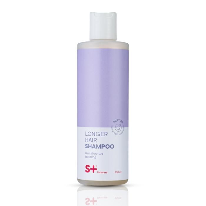 S+ HAIRCARE LONGER HAIR ŠAMPOON JUUSTE ELUIGA PIKENDAV 250ML