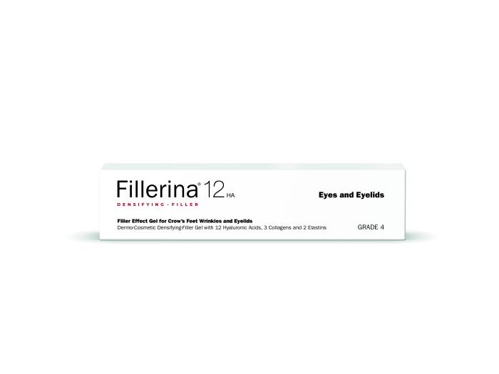 FILLERINA 12HA GEEL SILMADELE/ SILMALAUGUDELE 4 ASTE 15ML