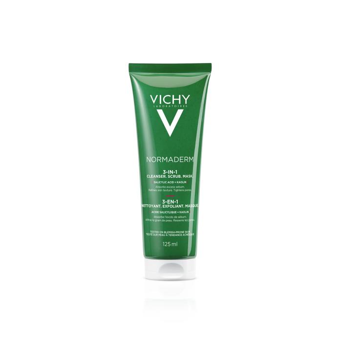 VICHY NORMADERM 3IN1 PUHASTAJA +KOORIJA+MASK NÄOLE 125ML