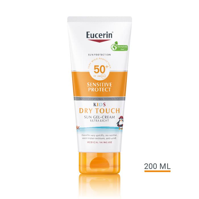 EUCERIN SUN KIDS PÄIKESEKAITSE GEEL-KREEM SPF50+ 200ML