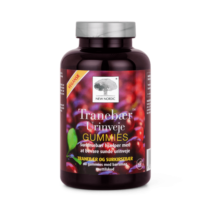 TRANEBAER URINARY TRACT GUMMIES KUMMIKOMMID N60