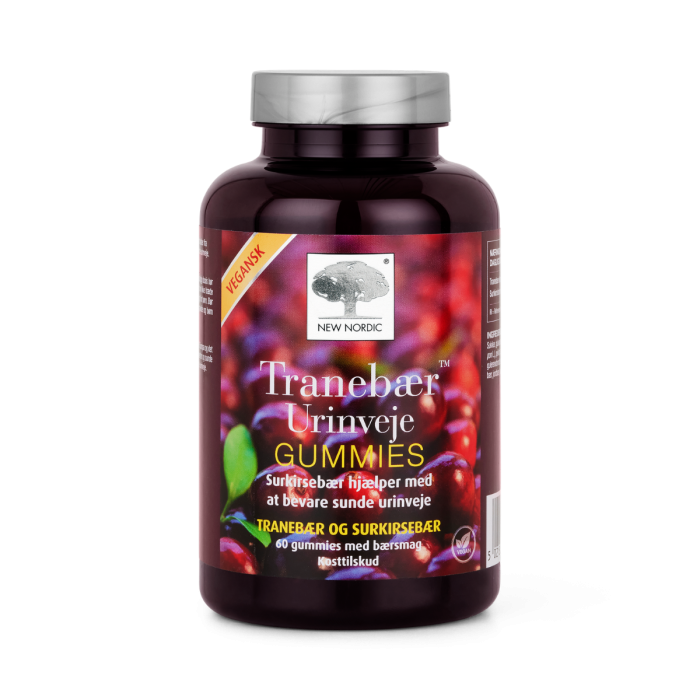 TRANEBAER URINARY TRACT GUMMIES KUMMIKOMMID N60