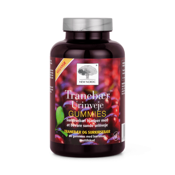 TRANEBAER URINARY TRACT GUMMIES KUMMIKOMMID N60