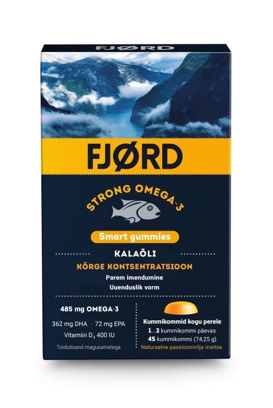 FJORD STRONG OMEGA-3 SMART GUMMIES KALAÕLI KUMMIKOMMID N45