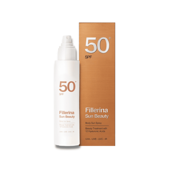 FILLERINA SUN BEAUTY 12HA PÄIKESEKAITSESPREI SPF50+ 200ML