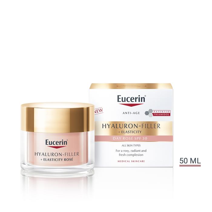 EUCERIN HYALURON-FILLER+ELASTICITY ROSE PÄEVAKREEM SPF30 50ML