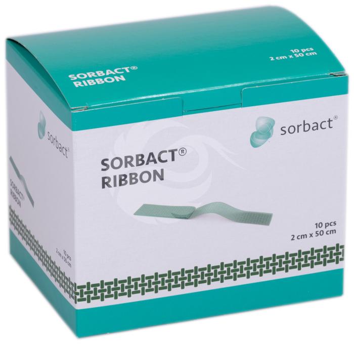 SORBACT HAAVATAMPOON 2X50CM ANTIMIKROOBNE STERIILNE N10