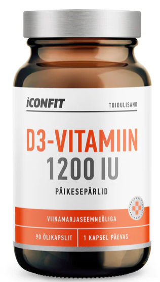 ICONFIT VITAMIIN D3 ÕLIKAPSLID 1200IU N90