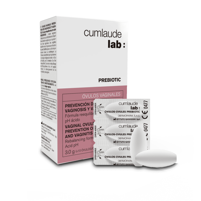 CUMLAUDE VAGINAALSED OOVULID PREBIOOTILISED 3G N10