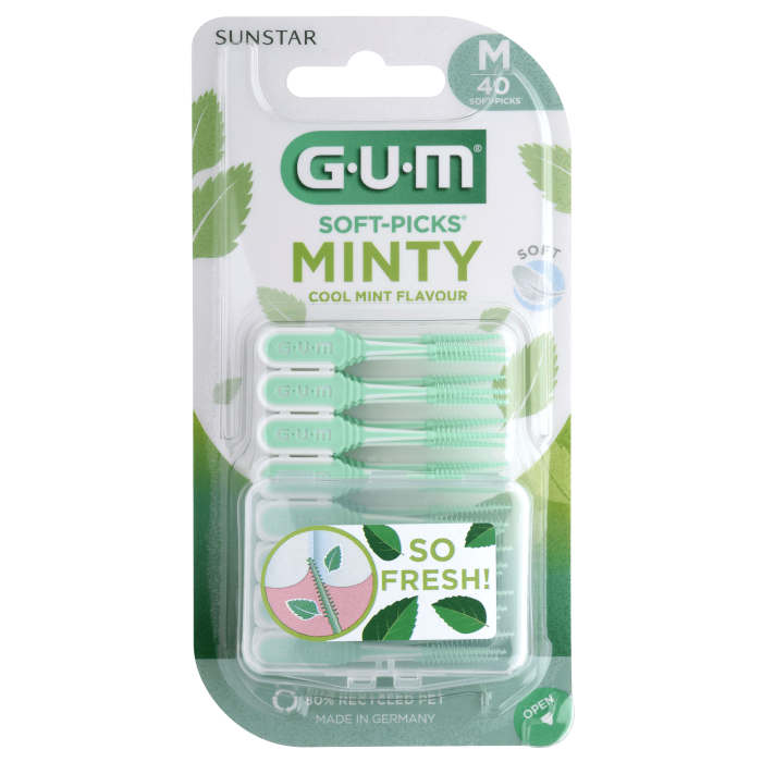 GUM HAMBAVAHEHARJAD SOFT-PICKS COMFORT FLEX MEDIUM MINT N40