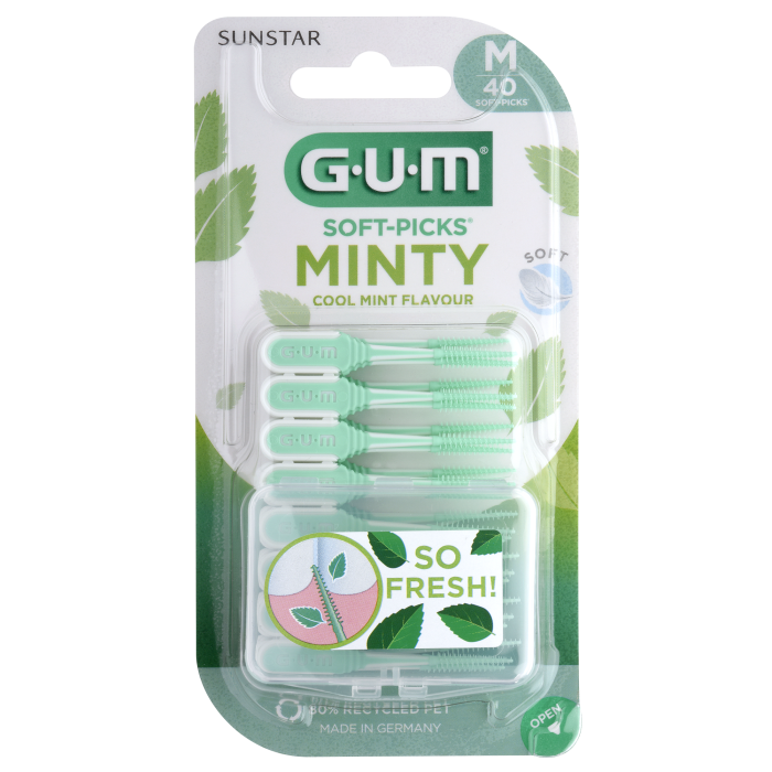 GUM HAMBAVAHEHARJAD SOFT-PICKS COMFORT FLEX MEDIUM MINT N40