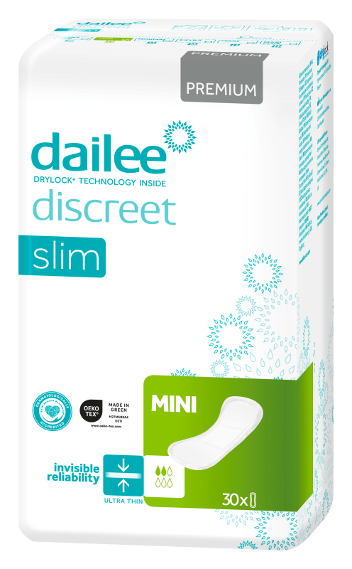 DAILEE DISCREET PREMIUM SIDE SLIM MINI 200ML N30