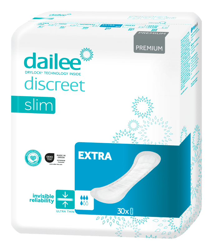 DAILEE DISCREET PREMIUM SIDE SLIM EXTRA 651ML N30