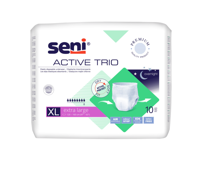 SENI ACTIVE TRIO IMAVAD PÜKSID XL 2500ML N10