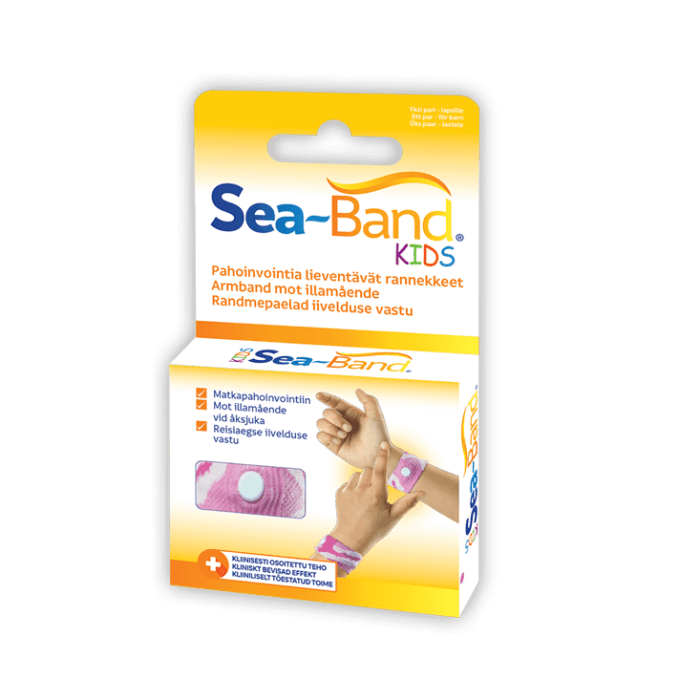 SEA BAND RANDMEPAEL IIVELDUSE VASTU LASTELE ROOSA N2