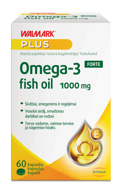 WALMARK OMEGA-3 FORTE KALAÕLI KAPSLID 1000MG N60