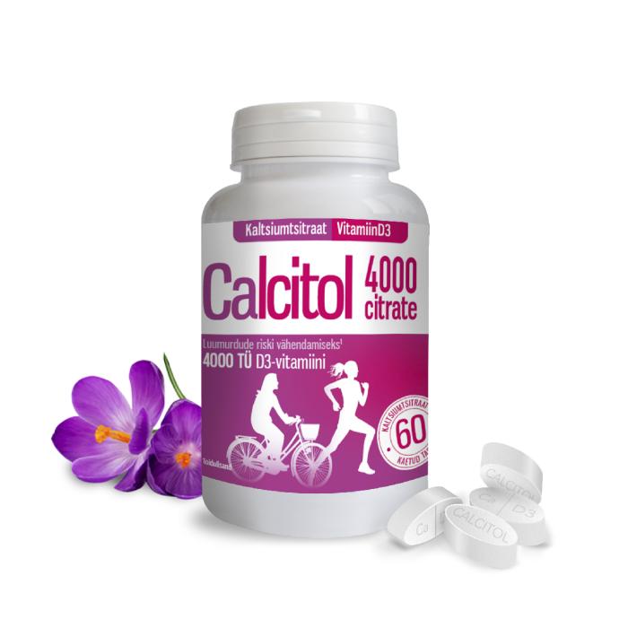 CALCITOL CITRATE KAETUD TBL 400MG/4000IU N60