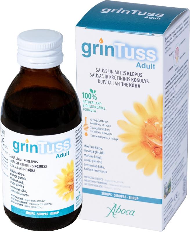 GRINTUSS ADULT KÖHASIIRUP 180G