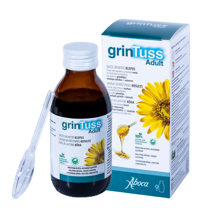GRINTUSS ADULT KÖHASIIRUP 180ML