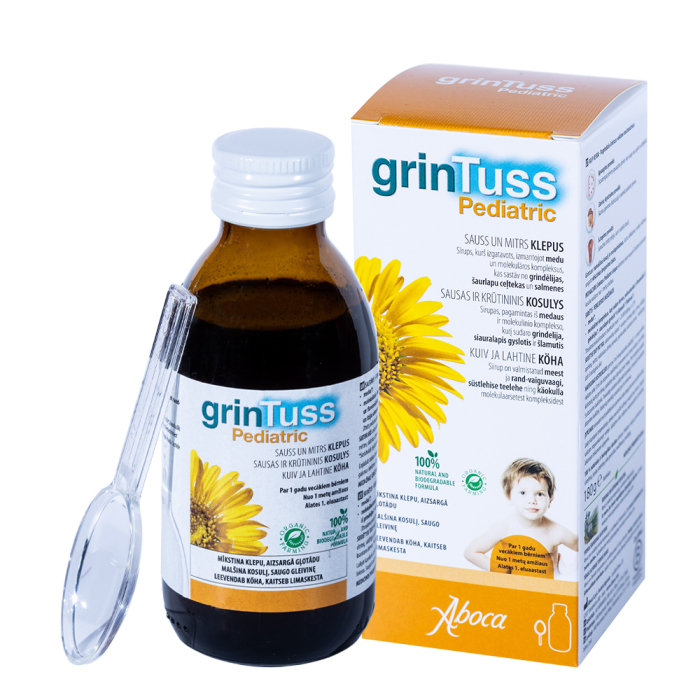 GRINTUSS PEDIATRIC KÖHASIIRUP 180ML