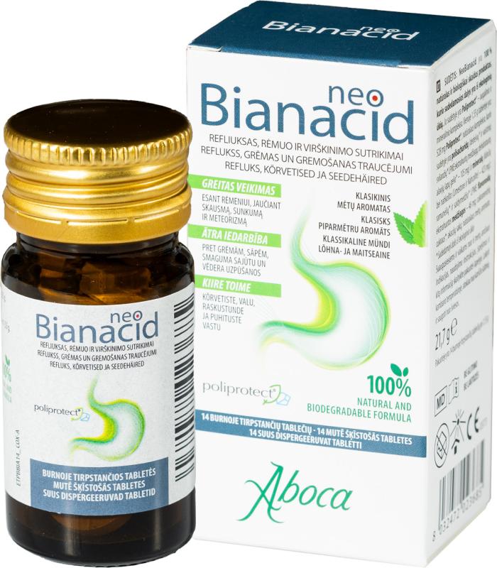 NEOBIANACID SUUS DISPERG TBL N14