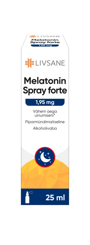 LIVSANE MELATONIIN FORTE SPREI 1,95MG 25ML