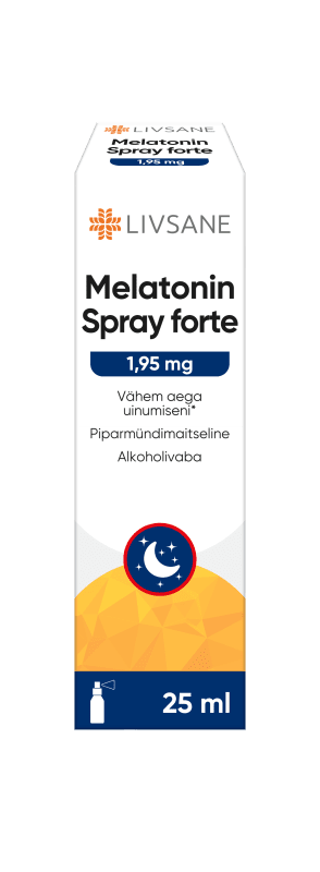 LIVSANE MELATONIIN FORTE SPREI 1,95MG 25ML