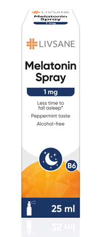 LIVSANE MELATONIIN SPREI 1MG 25ML