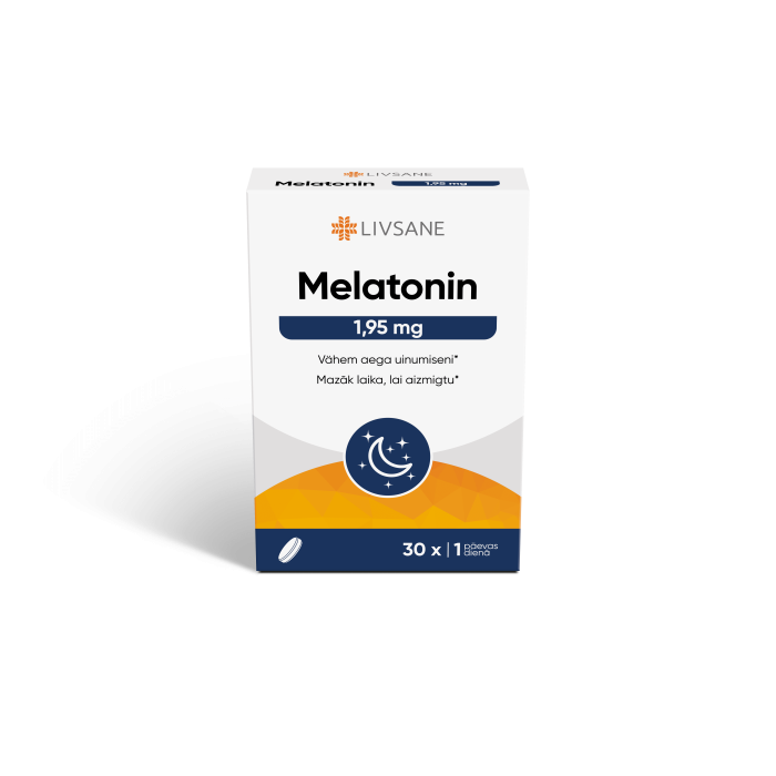 LIVSANE MELATONIIN TBL 1,95MG N30