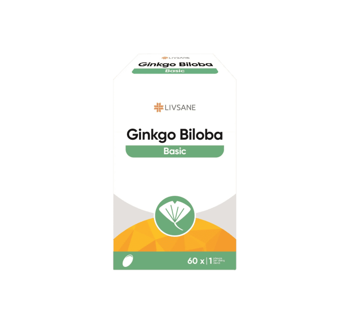 LIVSANE GINKGO BILOBA KAPSLID 60MG N60