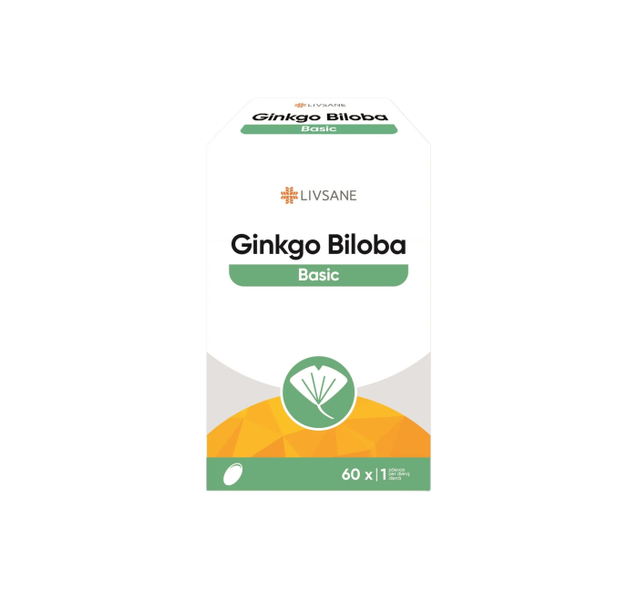 LIVSANE GINKGO BILOBA KAPSLID 60MG N60