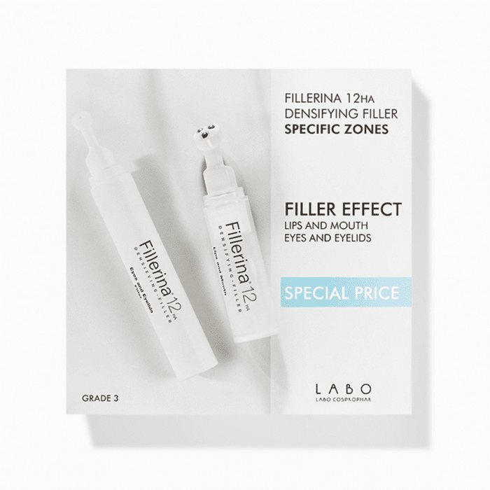 FILLERINA 12HA GEEL SUU/HUULED+ SILMAD/SILMALAUD 3.ASTE 7ML+15ML