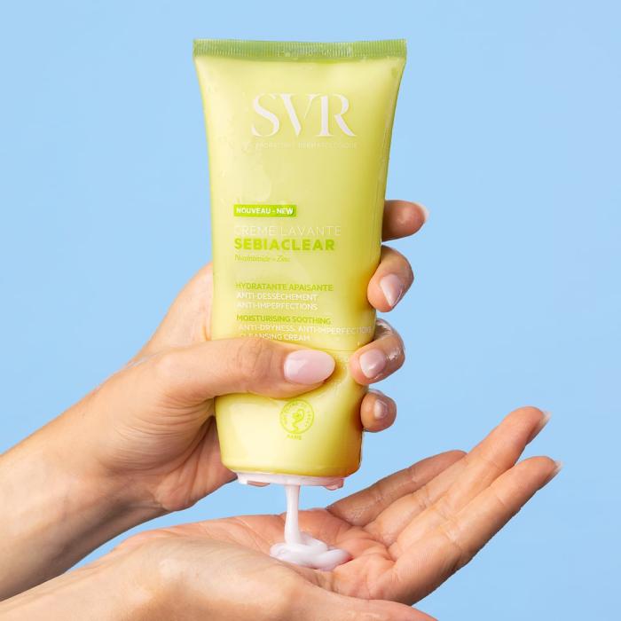 SVR SEBIACLEAR CREME LAVANTE NÄOPUHASTUSVAHEND AKNELISELE NAHALE 200ML
