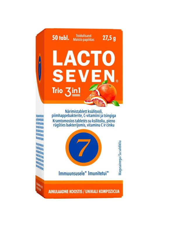 LACTOSEVEN TRIO 3IN1 NÄRIMISTBL VERIAPELSINIMAITSELINE N50