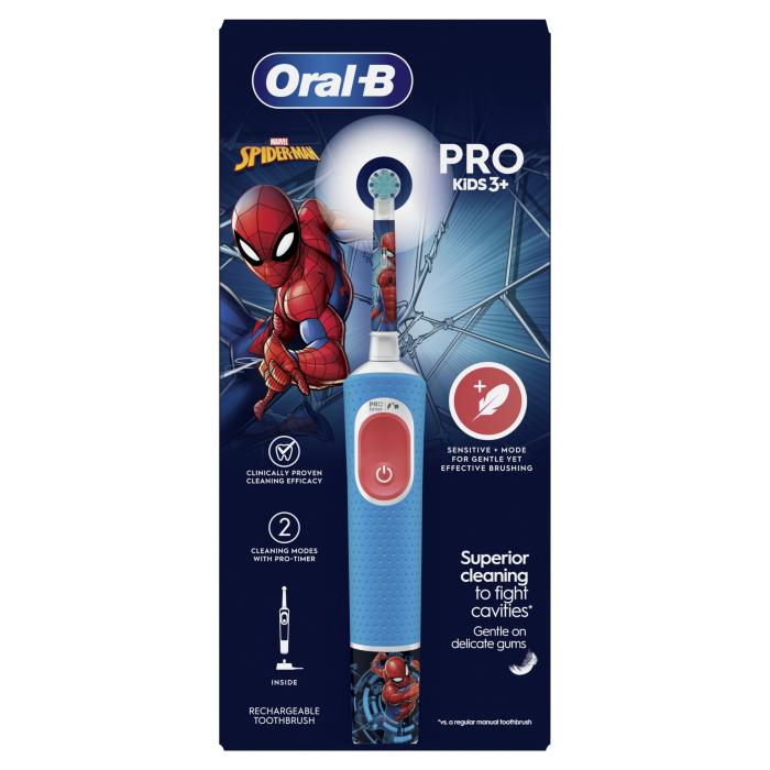 ORAL-B ELEKTRILINE HAMBAHARI VITALITY PRO SPIDERMAN LASTELE