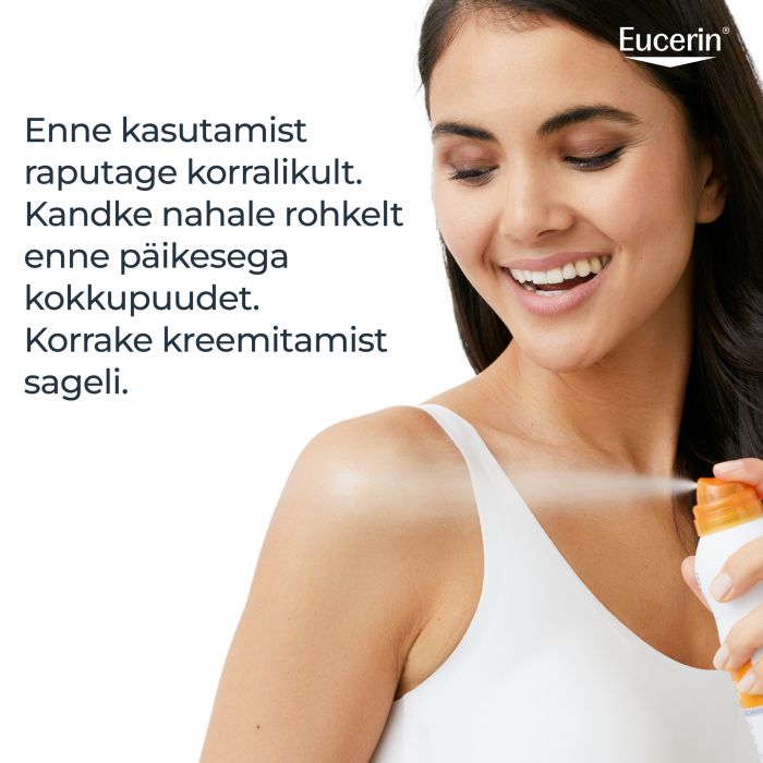 EUCERIN SUN OIL CONTROL DRY TOUCH PÄIKESEKAITSE AEROSOOL SPF50 LÄBIPAISTEV 200ML
