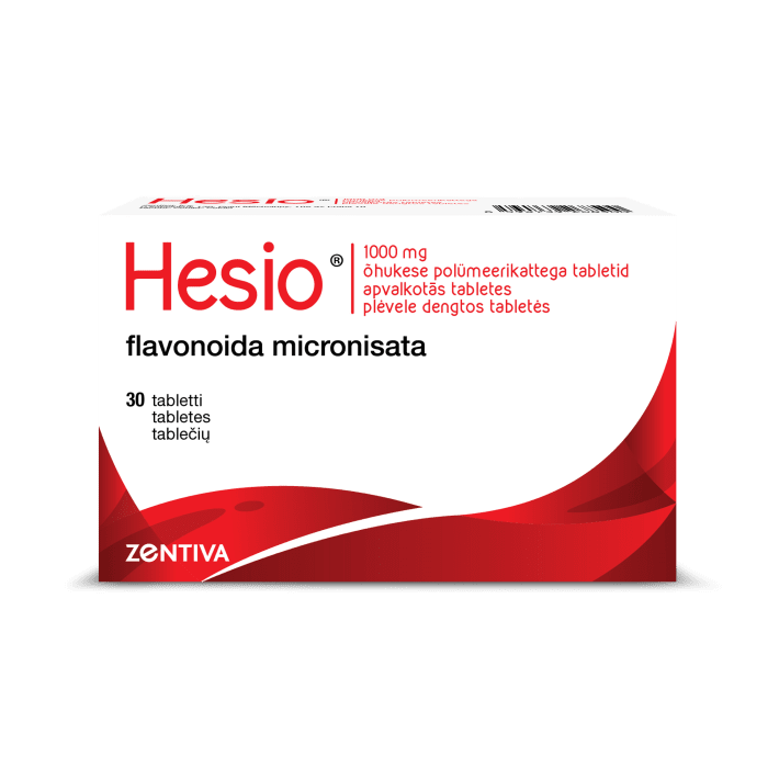 HESIO ÕHUK. POLÜM.KAT. TBL 900MG+100MG N30