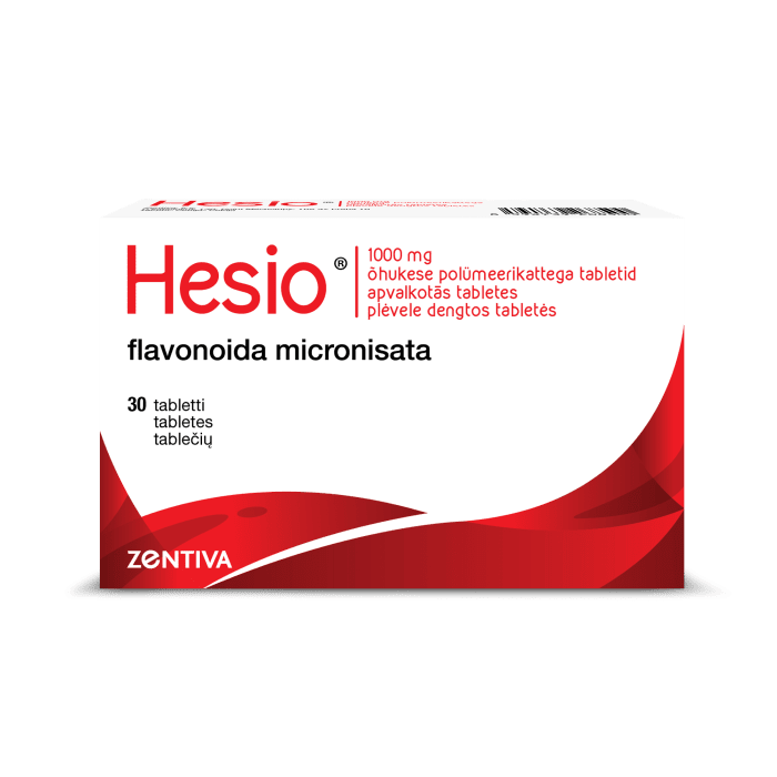 HESIO ÕHUK. POLÜM.KAT. TBL 900MG+100MG N30