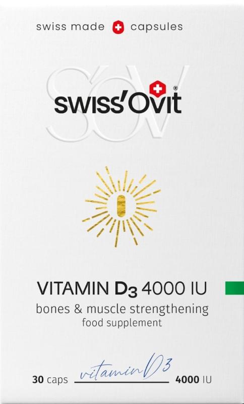 SWISSOVIT VITAMIIN D3 KAPSLID 4000IU N30